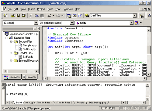 Visual C++ 4.2